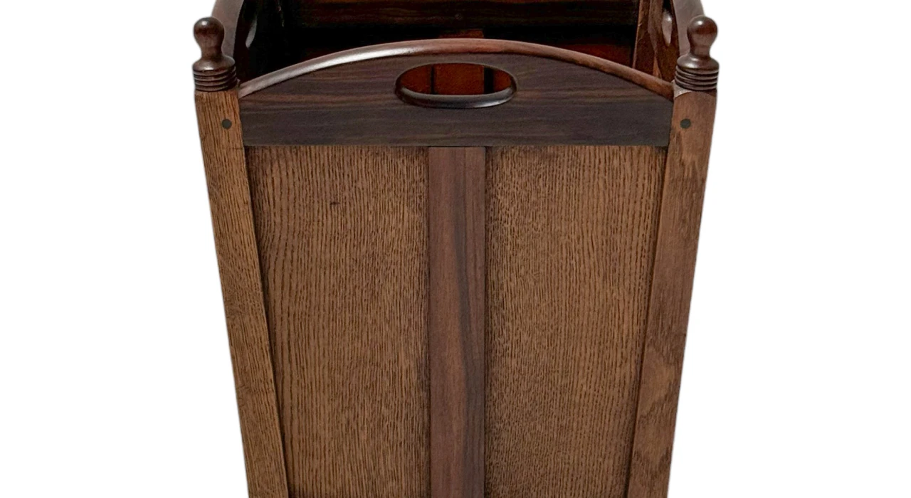 Jac. van den Bosch Art Deco Amsterdamse School Litter Basket for 't Binnenhuis